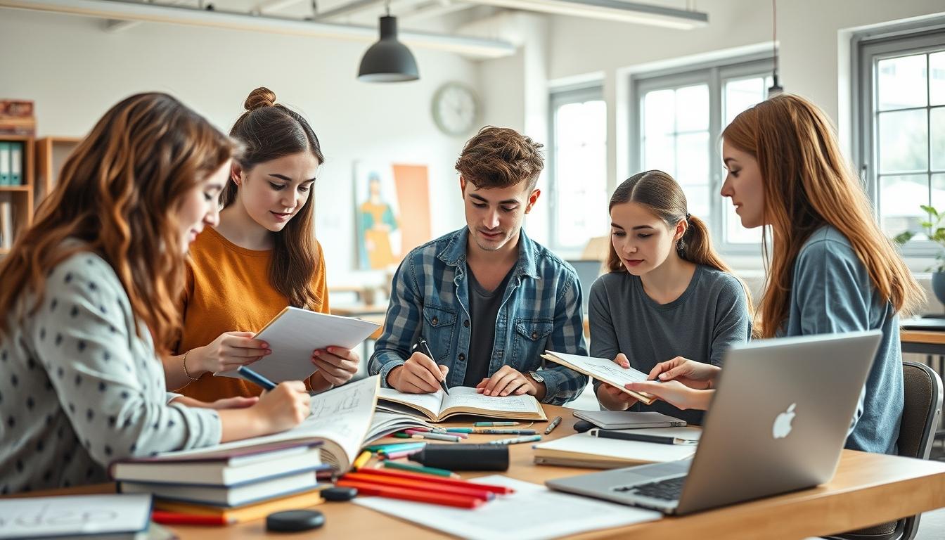 Student using online courses for flexible education